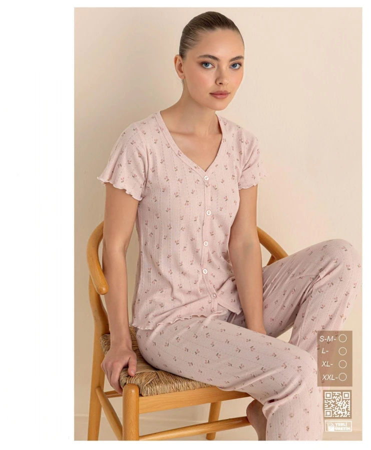 1996 KISA KOLLU PİJAMA TAKIMI