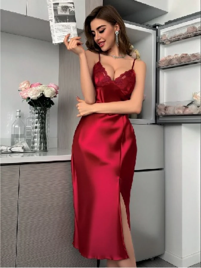 22001 UZUN SATEN GECELİK
