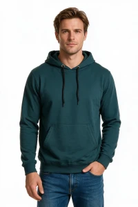 1006 ERKEK 2İP KOMPAK KANGURU CEP BATTAL SWEAT