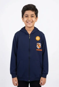 3058 9-12 YAŞ BOYDAN FERMUARLI SWEAT
