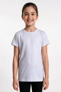 Çocuk Garson Boy Bisiklet Yaka Penye T-Shirt