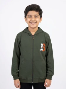 4060 13-16 YAŞ BOYDAN FERMUARLI SWEAT